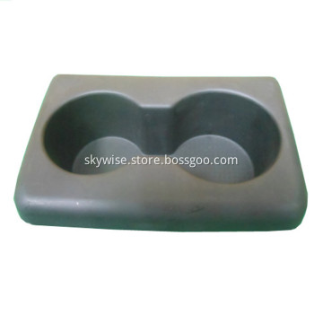 Injection molding for automotive cup holder